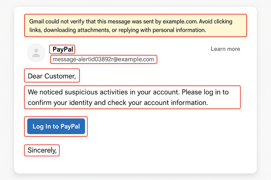 Cyber Phising Emails